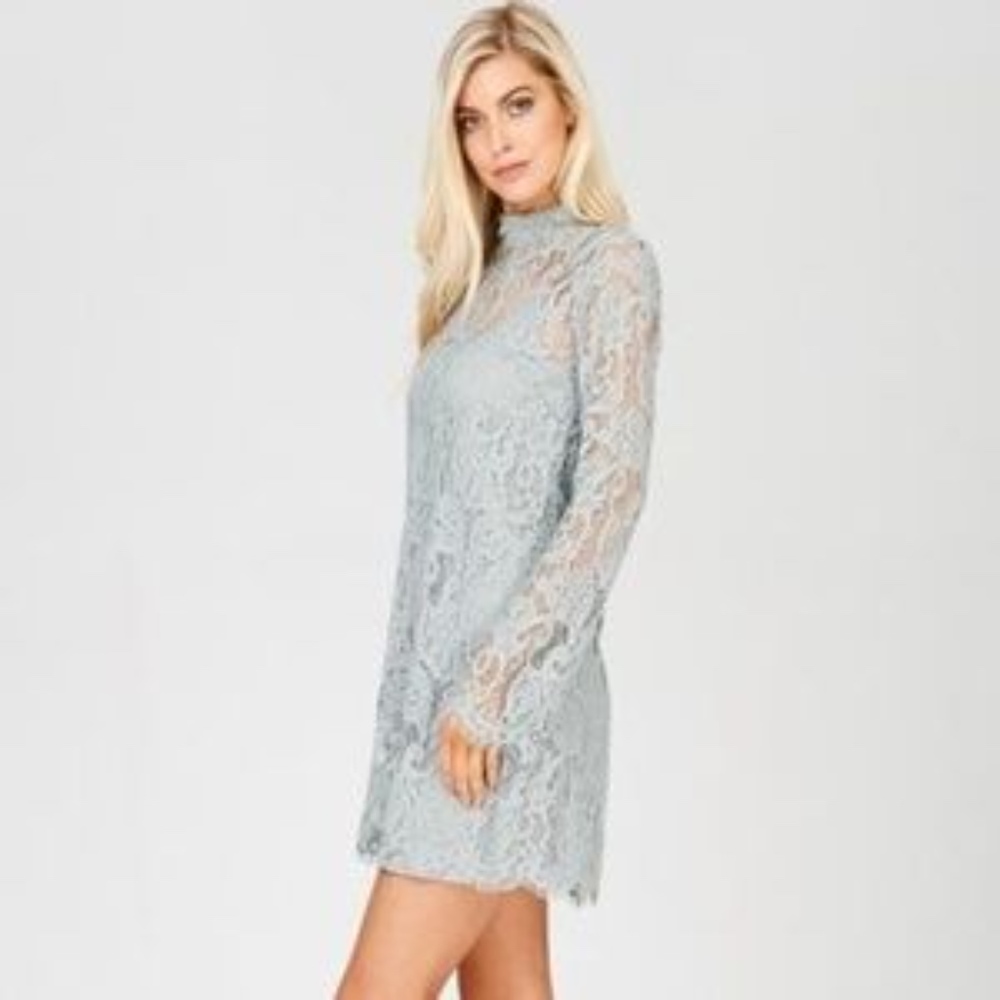 'Fortune Faded' Dress - Misty Blue
